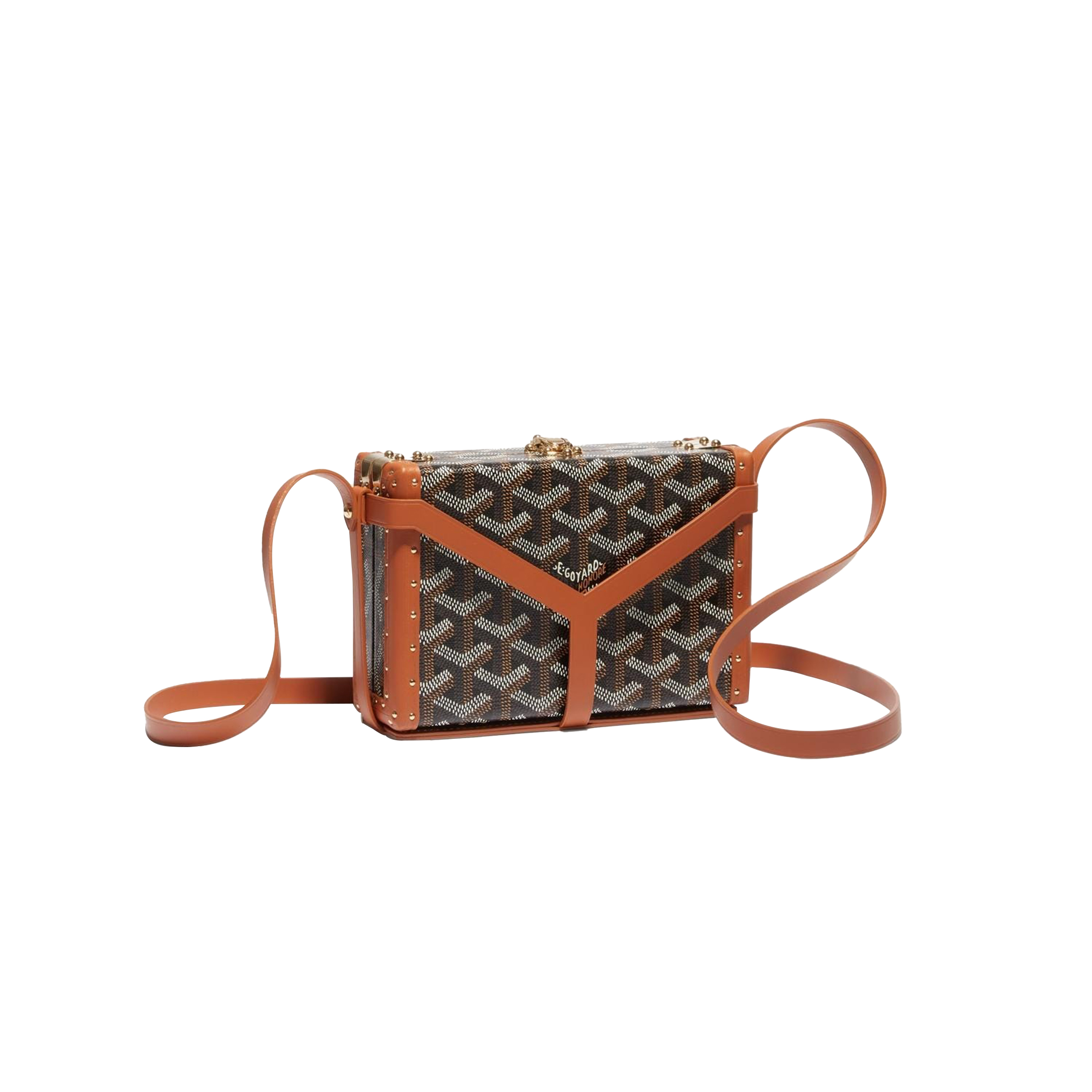 Go*ard minaudiÈre trunk bag mina08pmlty01cl03o (17*11.5*5.5cm)